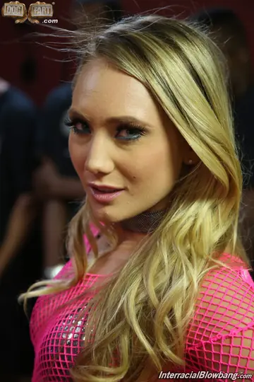 AJ Applegate – Blonde in a Bikini Takes Interracial Gangbang with Anal