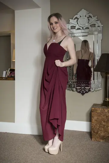 Carly Rae – Pale European Blonde Frees Her Big Tits from Lingerie