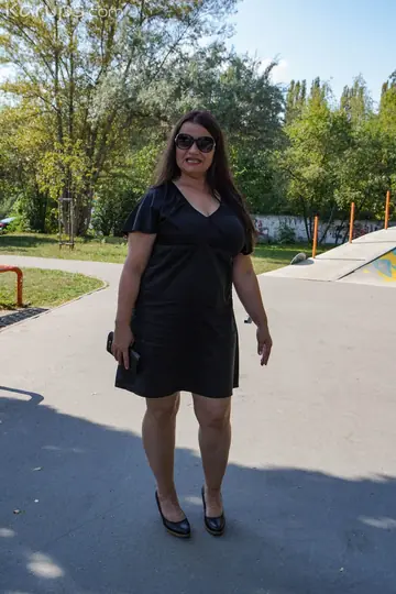 Eveline Magic – Busty Brunette MILF Strips Naked and Fucks Her Lover