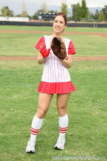 Kylee Strutt – Busty Redhead Rides Her Coach Cowgirl Style Outdoors