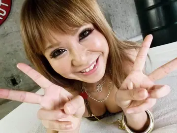 Japanese Redhead Reveals Her Cum-Filled Hairy Pussy After a Threesome