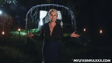 Angel Wicky – Busty Czech MILF in Stockings and Heels Rides Outdoors