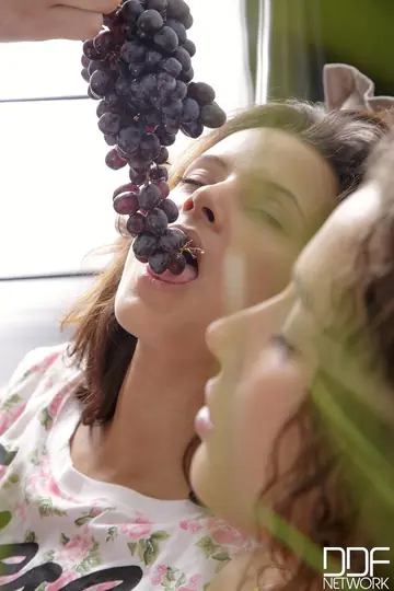 Carolina Sweet – Curly European Brunette Shares Cock in a Threesome