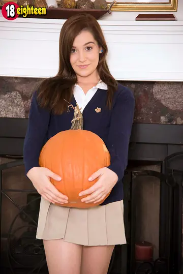 Kasey Warner – Slim Brunette Gives a Titjob in Costume Before Riding Her Partner's Cock