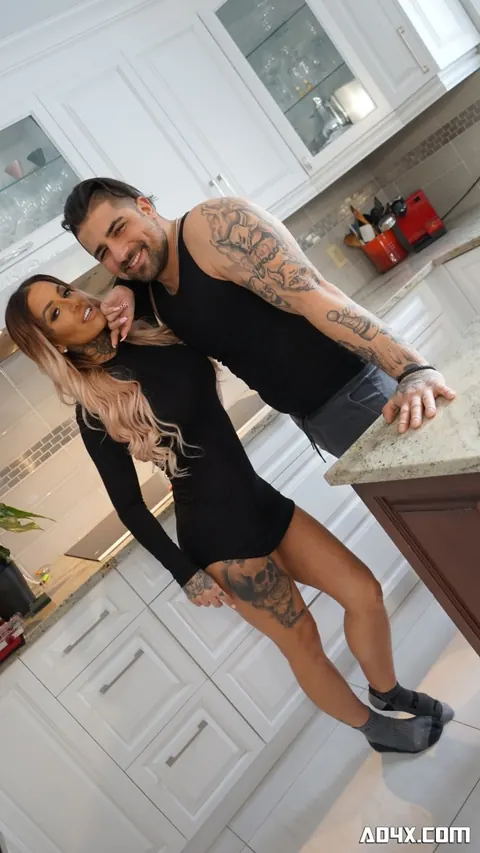 Pamela Kayne: Busty Brunette MILF Has Sex in the Kitchen – photo 10 of 21