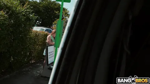 Harper Red: Thick Redhead Rides a Partner in the Car for a Cumshot – photo 3 of 21