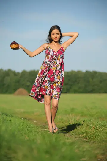 Anna AK – Asian Brunette Strips Nude and Shows Her Natural Tits