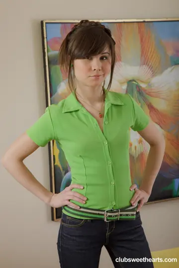Aliya Johnson – Petite Brunette Strips Out of Her Jeans for Massage and Gets Pounded Doggy