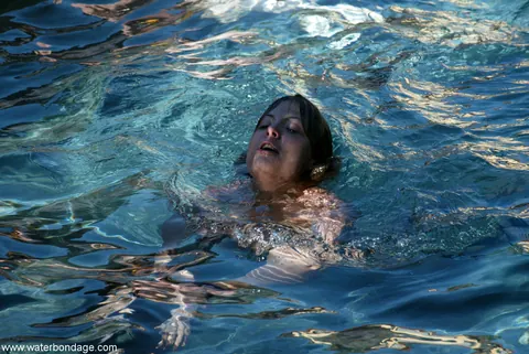Brooke Bound: Mature Blonde and Brunette MILFs Explore Bondage by the Pool – photo 19 of 20