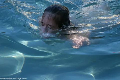 Brooke Bound: Mature Blonde and Brunette MILFs Explore Bondage by the Pool – photo 18 of 20