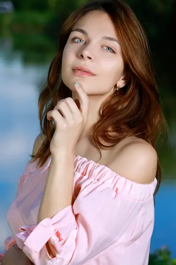 Olga Rich – Russian Brunette Poses Nude Showing Her Hairy Bush