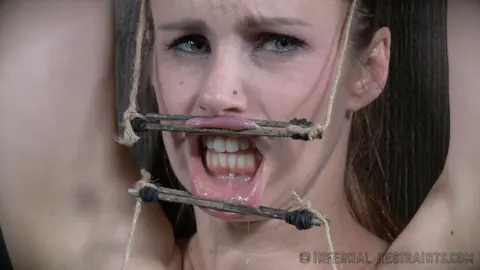 Bella Rossi: Redhead MILF Bound and Spread with a Mouth Spreader – photo 10 of 10
