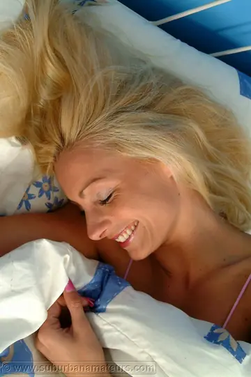 Jo May – British Blonde MILF Flaunts Her Tits and Masturbates with a Toy