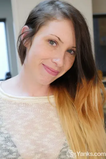 Busty Latina Brunette Pulls Jeans Aside and Toys Her Hairy Pussy