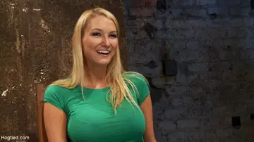 Blake Rose – Blonde MILF Endures Bondage and Nipple Clamps in BDSM