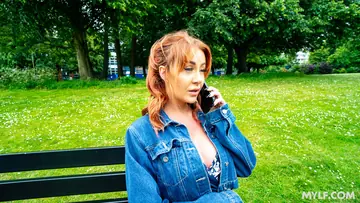 Zoe Grey – Curvy Redhead MILF Flashes Her Tits and Gets Fucked Outdoors