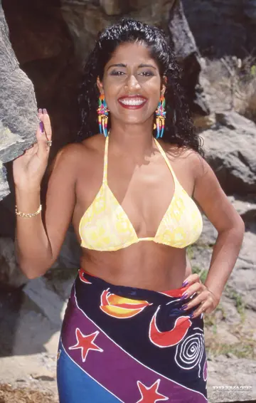 Busty Indian Woman in a Bikini Gets Gangbanged Outdoors