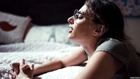 Gia Derza: Slim Busty Brunette in a Skirt and Glasses Takes Anal – photo 1 of 15