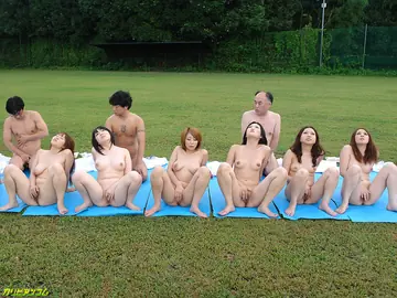 Petite Hairy Asian Woman Gets Fucked and Masturbates Outdoors