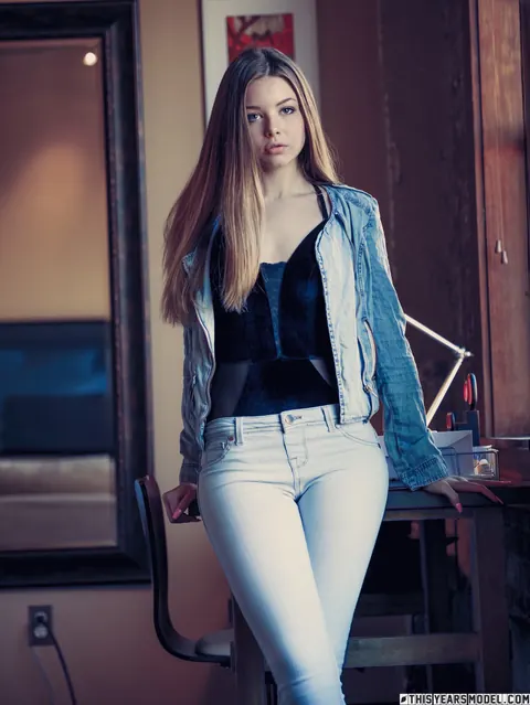 Lana Lea: Blonde Strips Out of Her Jeans to Model Nude – photo 1 of 10