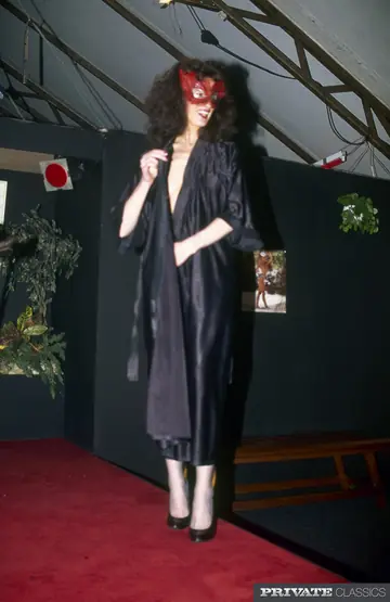 Vivienne F – Masked Women in Stockings Have Group Sex