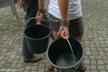 Sophie Logan – German MILF Bound and Exposed Outdoors