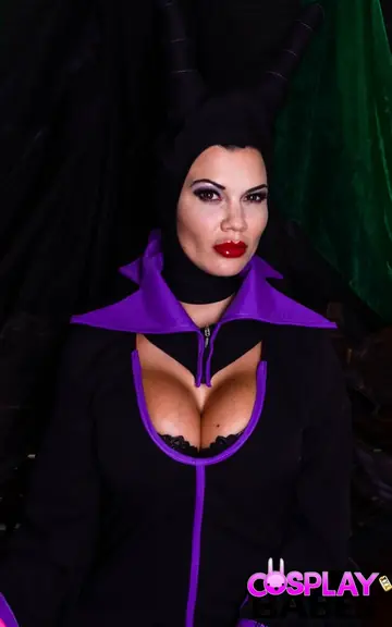 British Cosplay Babe with Enhanced Tits Toys Her Pierced Pussy