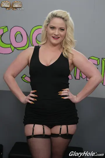 Thick Blonde MILF Sucks and Fucks a Black Man